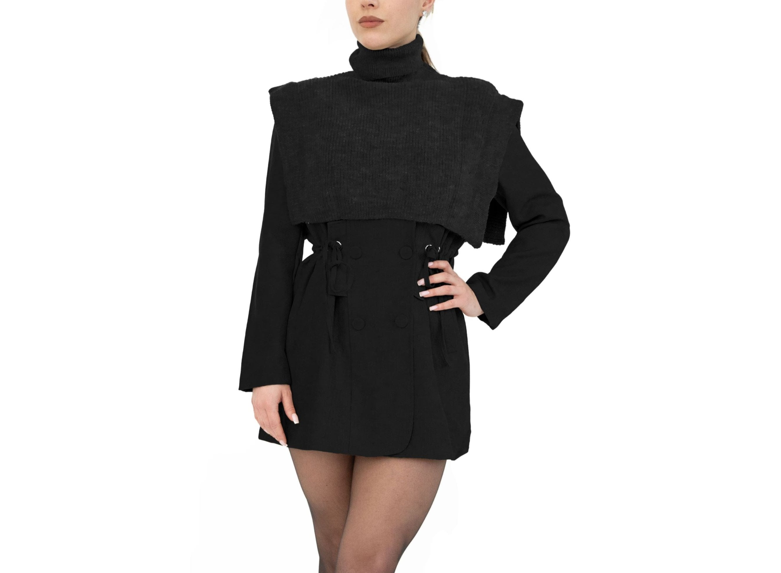 Amara Two Piece  Dress (Black)